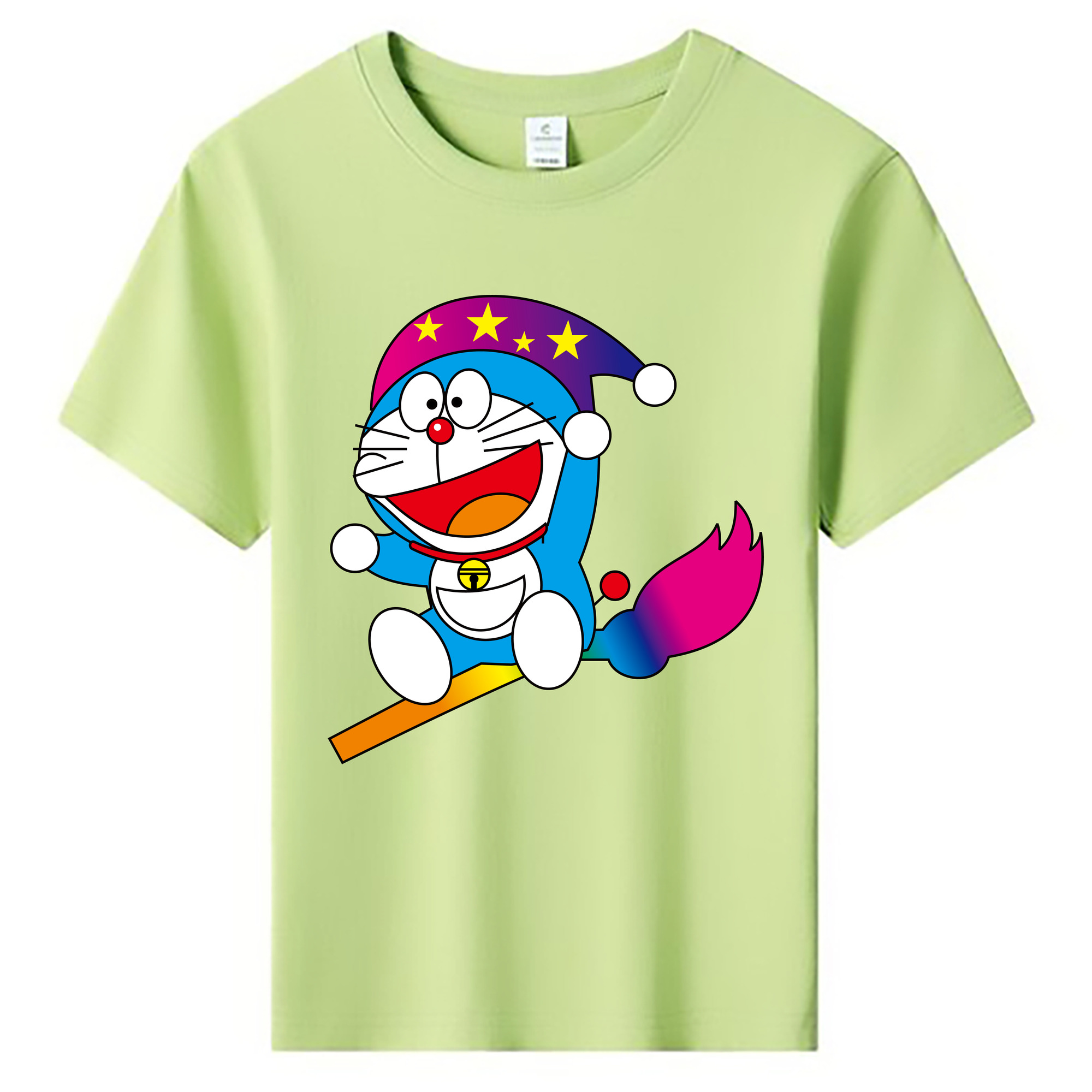 （画像用） ドラえもん Doraemon 綿100％キッズTシャツ（フロントプリント）